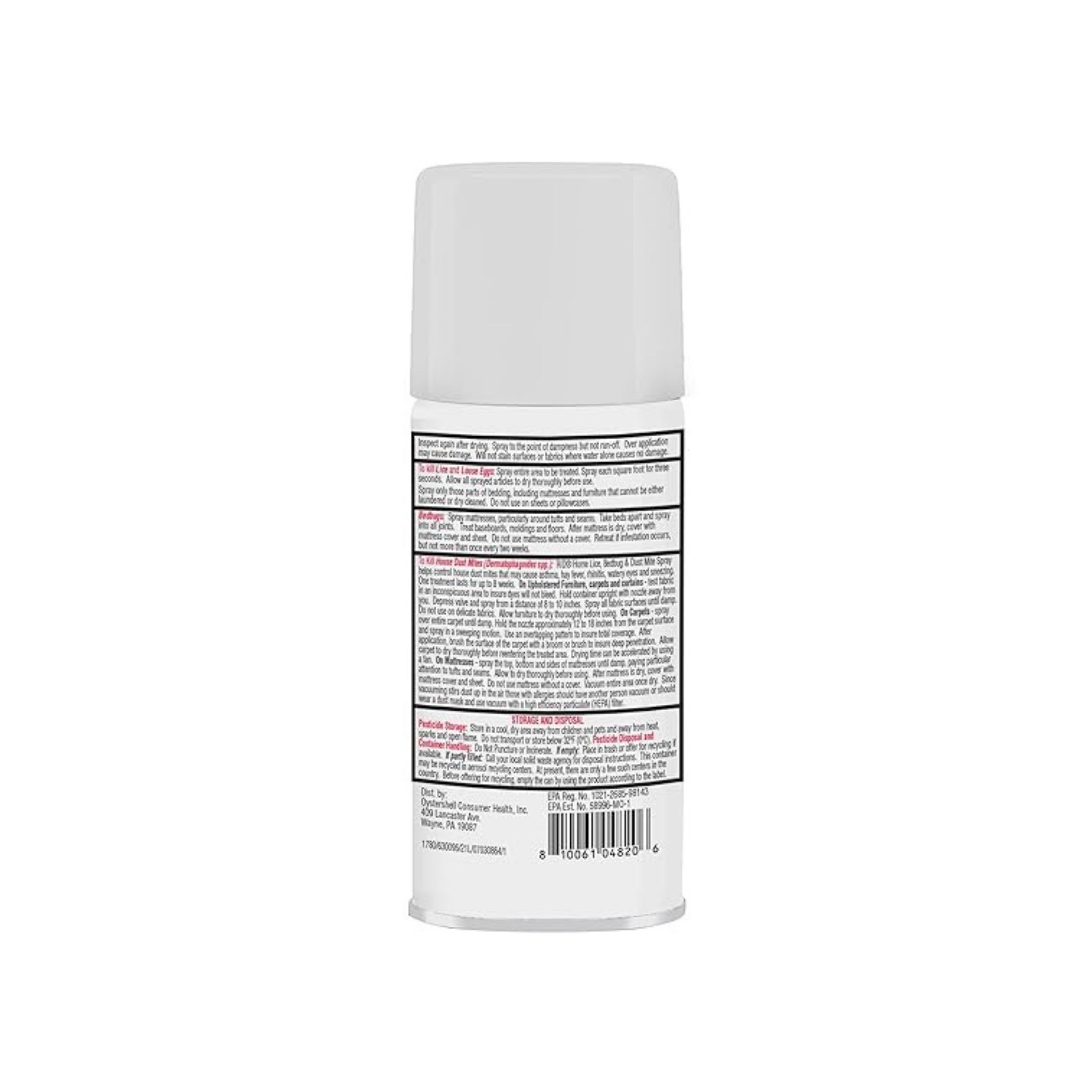Rid Home Lice, Bedbug & Dust Mite Spray 5 Oz
