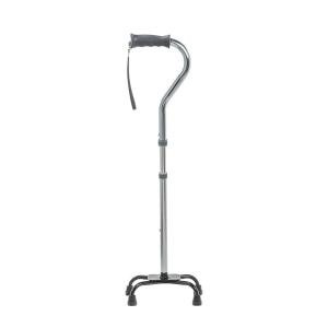 Drive Folding Quad Cane – Small Base, Charcoal