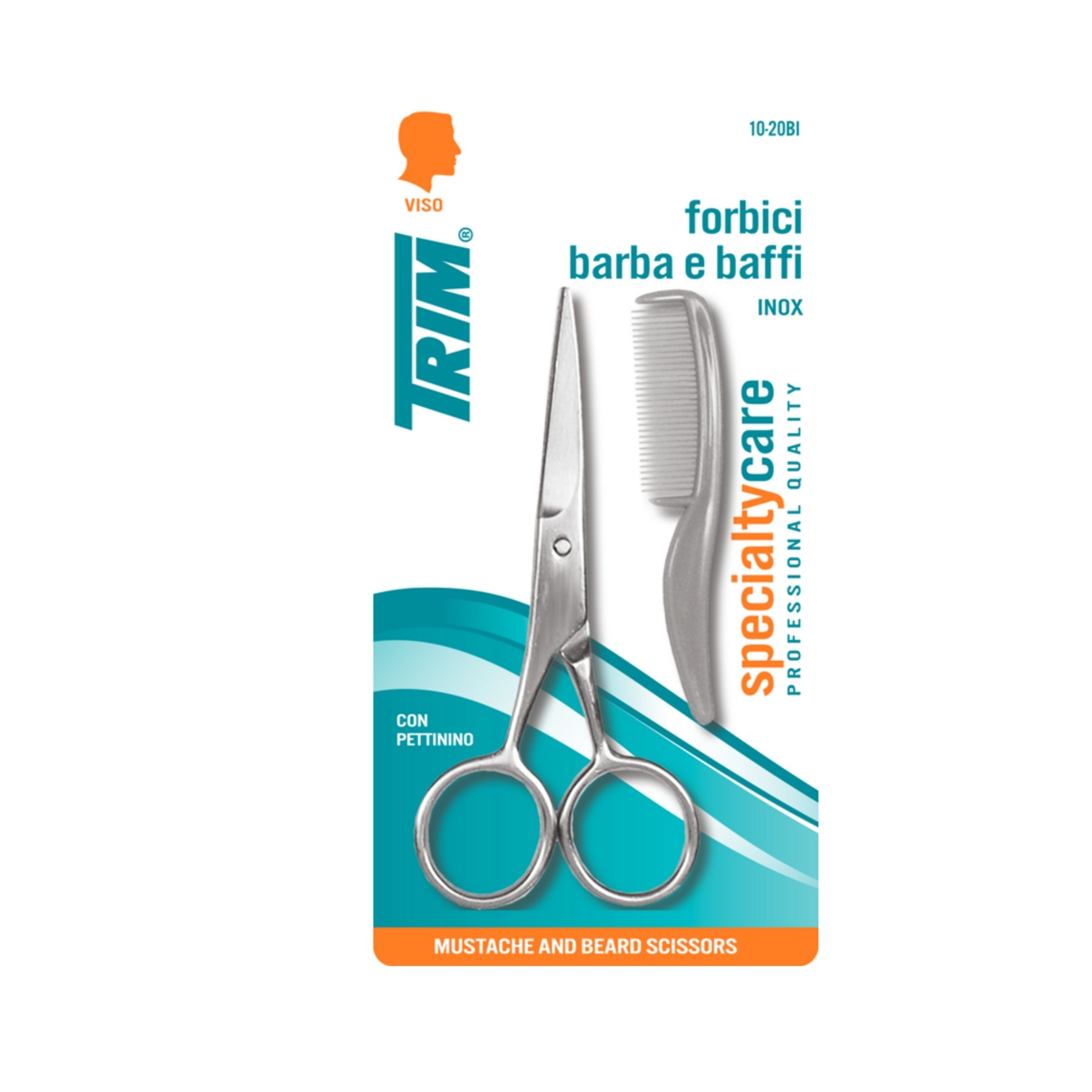 Trim Scissors & Comb, Mustache/Beard