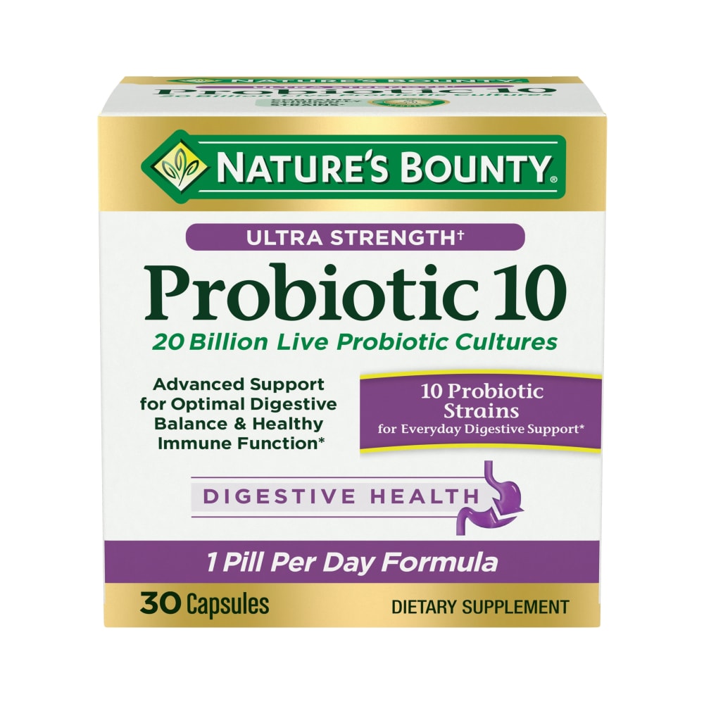 Nature's Bounty Probiotic 10, Ultra Strength, Capsules