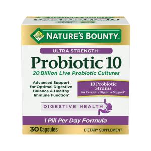 Nature's Bounty Probiotic 10, Ultra Strength, Capsules