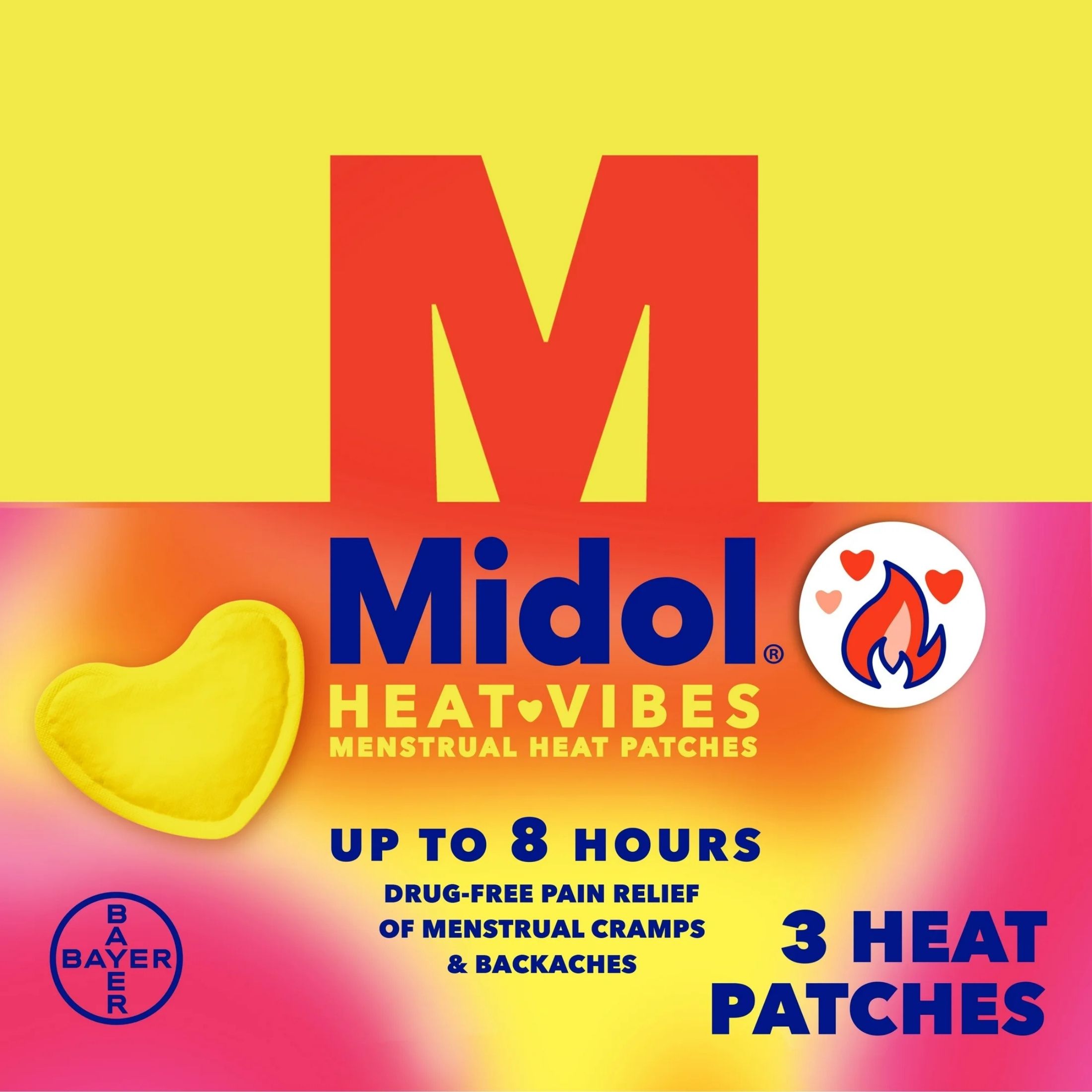 Midol Menstrual Pain Relief Heat Patches