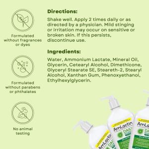 AmLactin Daily Moisturizing Body Lotion Paraben Free - 7.9oz