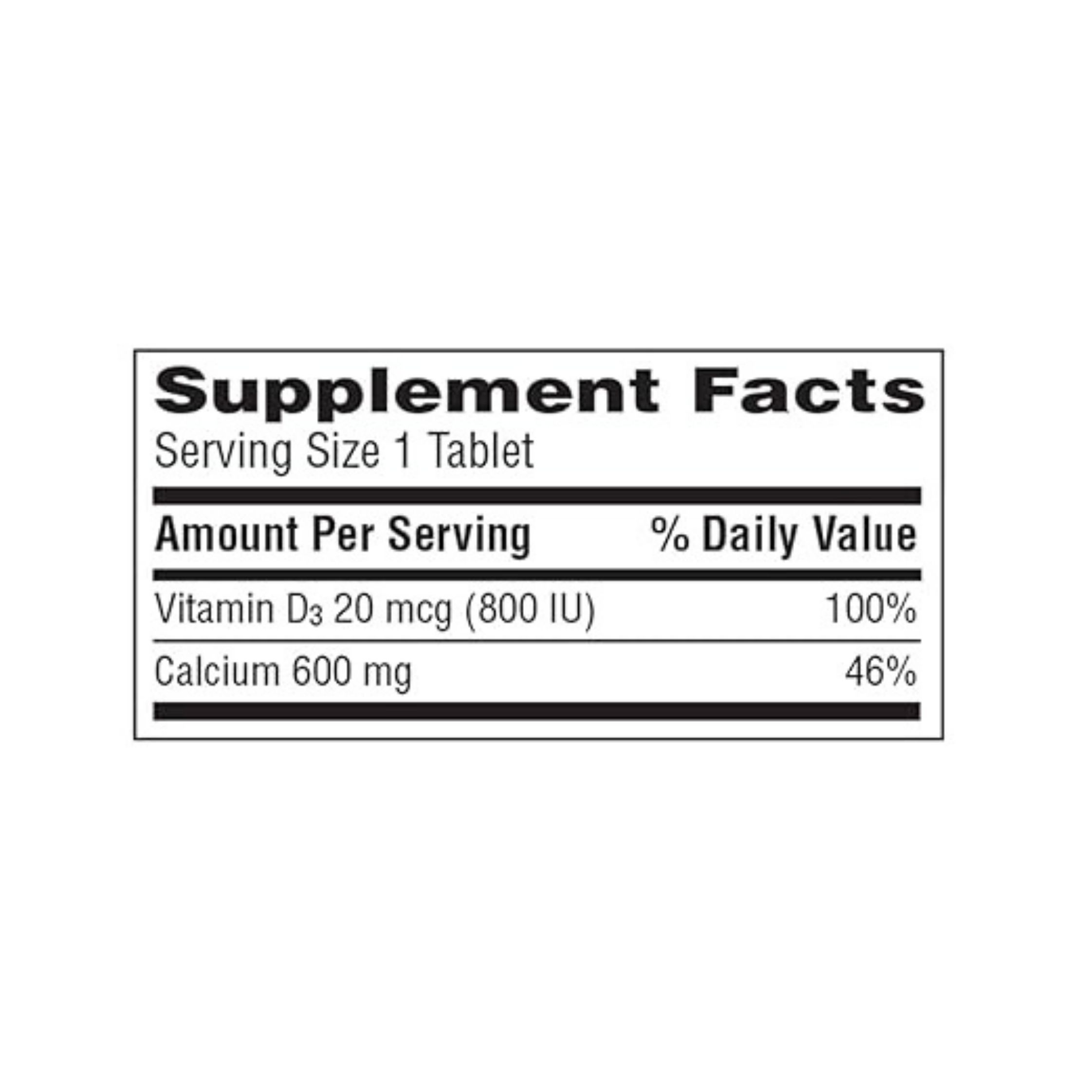 Caltrate Calcium And Vitamin D Supplement Tablets