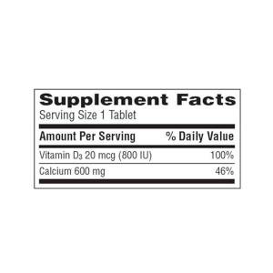 Caltrate Calcium And Vitamin D Supplement Tablets