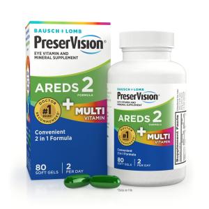 PreserVision Bausch + Lomb AREDS 2 + Multivitamin Soft Gels