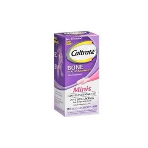 Caltrate 600+D3 Plus Minerals Mini (150 Count) Calcium & Vitamin D3 Supplement Mini Tablet, 600 Mg