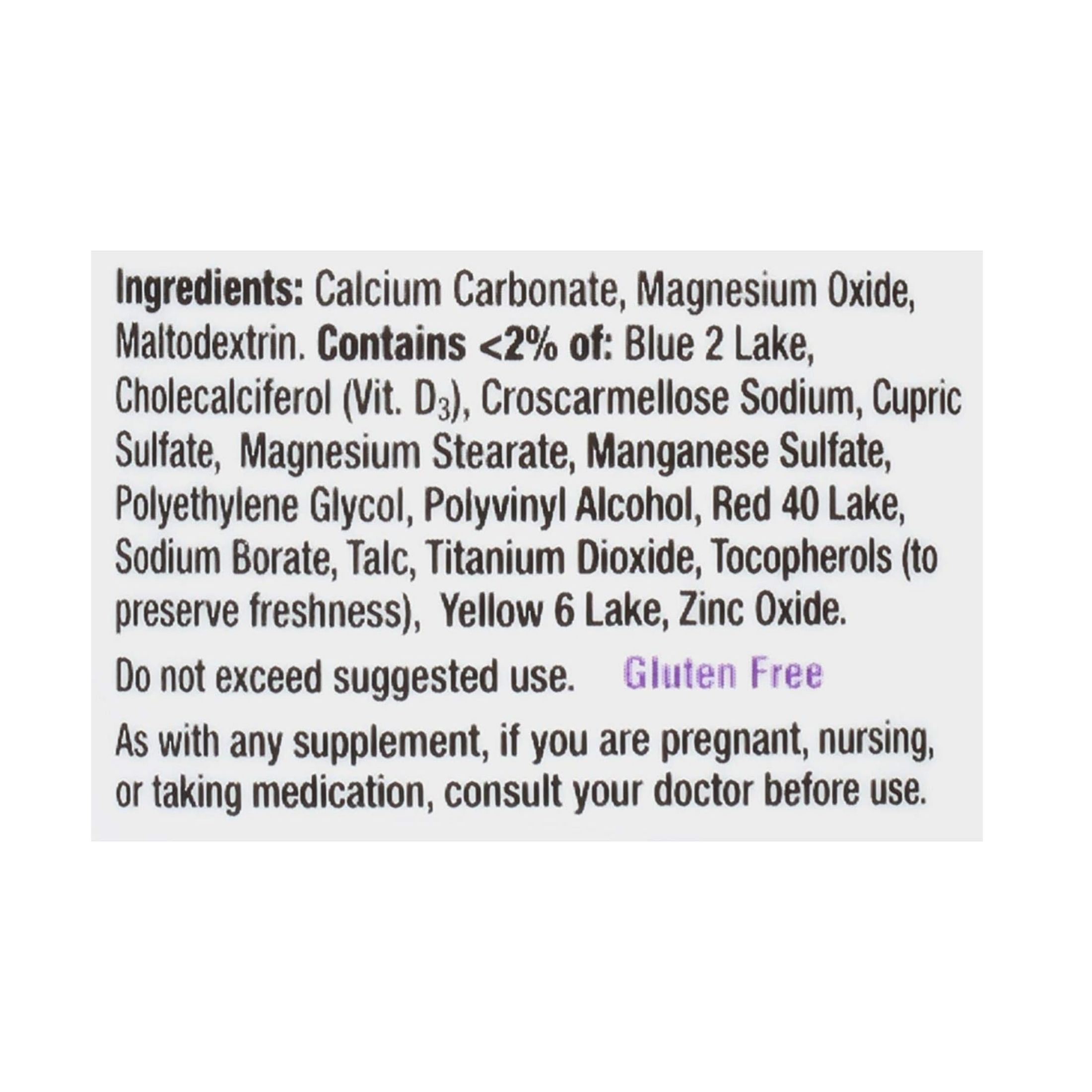 Caltrate 600+D3 Plus Minerals Calcium And Vitamin D Supplement Tablets