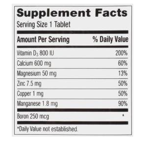 Caltrate 600+D3 Plus Minerals Calcium And Vitamin D Supplement Tablets