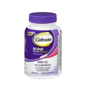 Caltrate 600+D3 Plus Minerals Calcium And Vitamin D Supplement Tablets