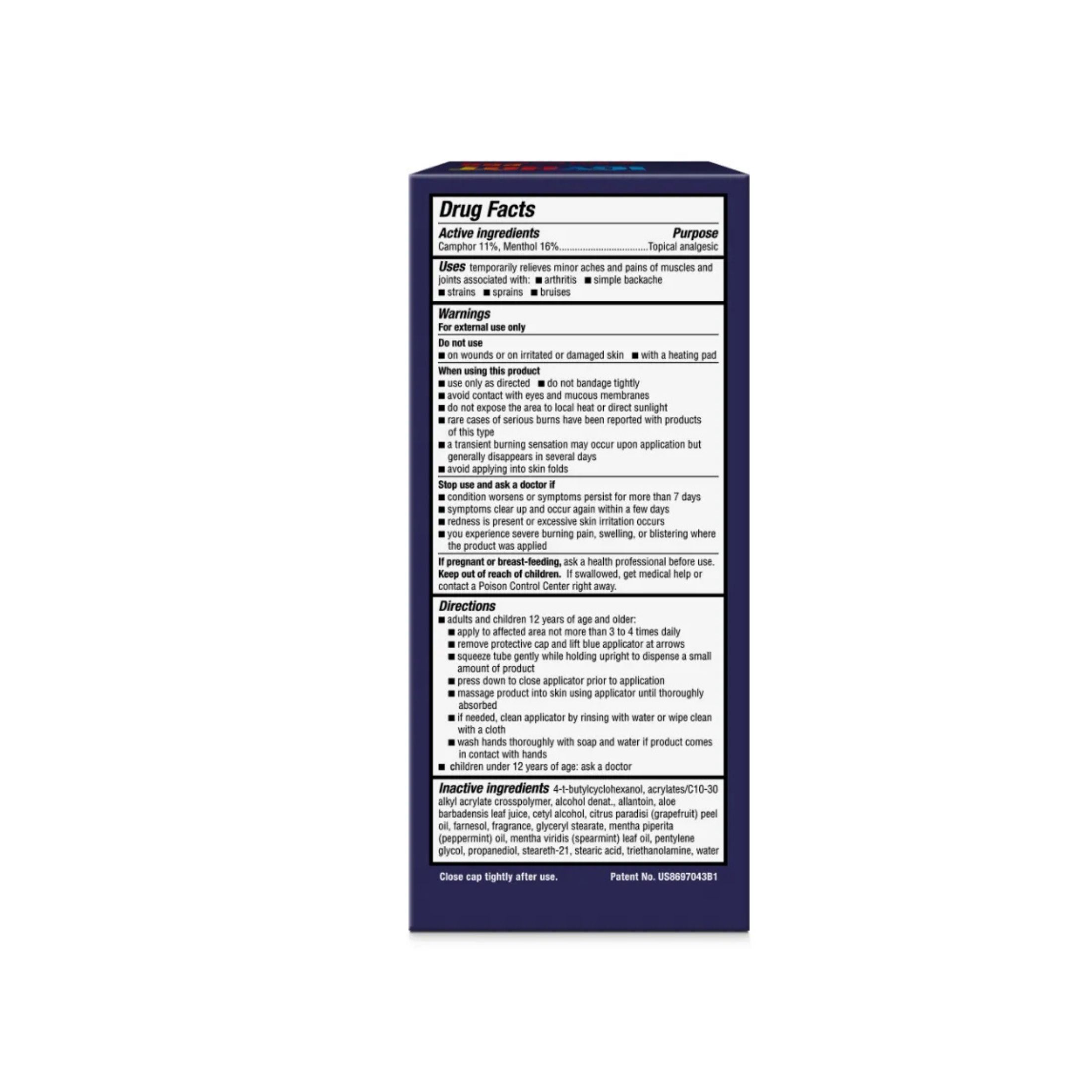 Icy Hot Pain Reliever, No Mess, Maximum Strength 3 Oz