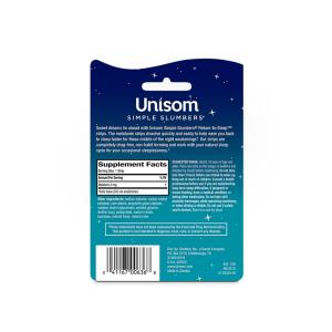 Unisom Simple Slumbers Melatonin, 3 Mg, Cool Mint Flavor
