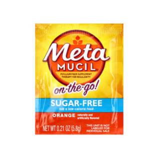 Metamucil Psyllium Fiber Supplement, 4 In 1 Fiber, Powder Packets, Orange