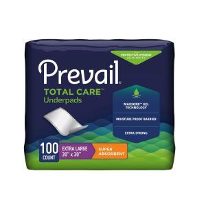 Prevail Total Care Heavy Absorbency Underpad, 30x 36 Inch