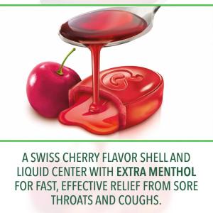 Ricola Max Throat Care Swiss Cherry Cough Drops