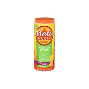 Metamucil Psyllium Fiber, Premium Blend, Orange