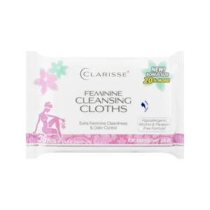 Clarisse For Sensitive Skin Feminine Cleansing Cloths