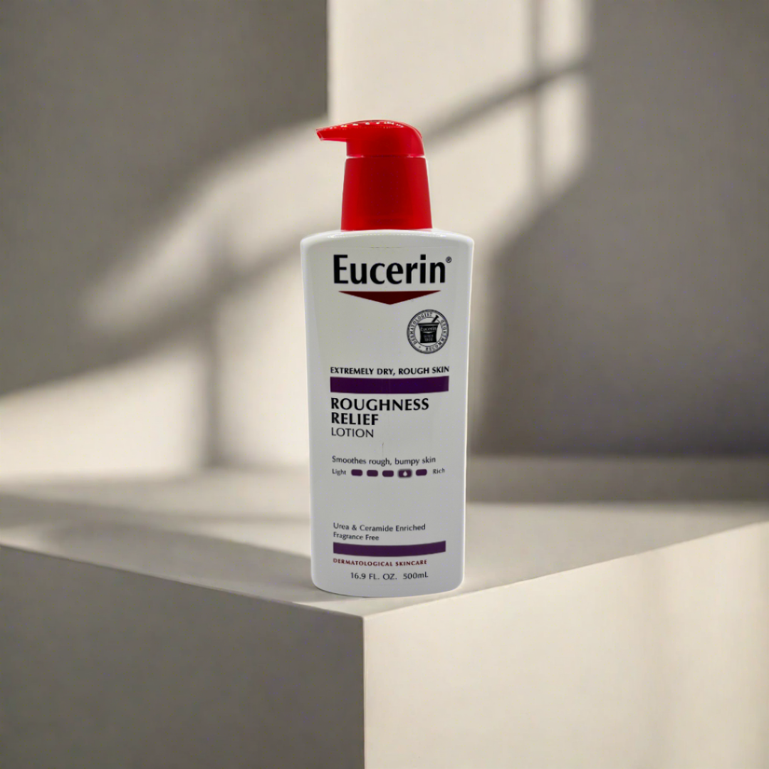 Eucerin Roughness Relief Lotion, Fragrance Free 16.9 Fl Oz