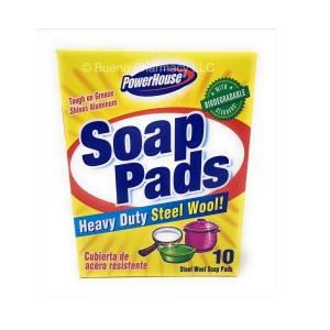 PowerHouse Soap Pads, Heavy Duty Steel Wool
