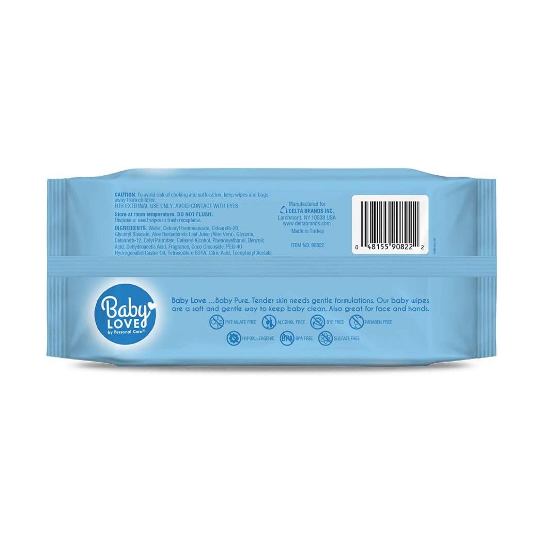 Baby Love Wipes Blue
