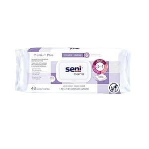 Seni 48 Count Care Premium Pre-Moistened Personal Cleansing Wipes