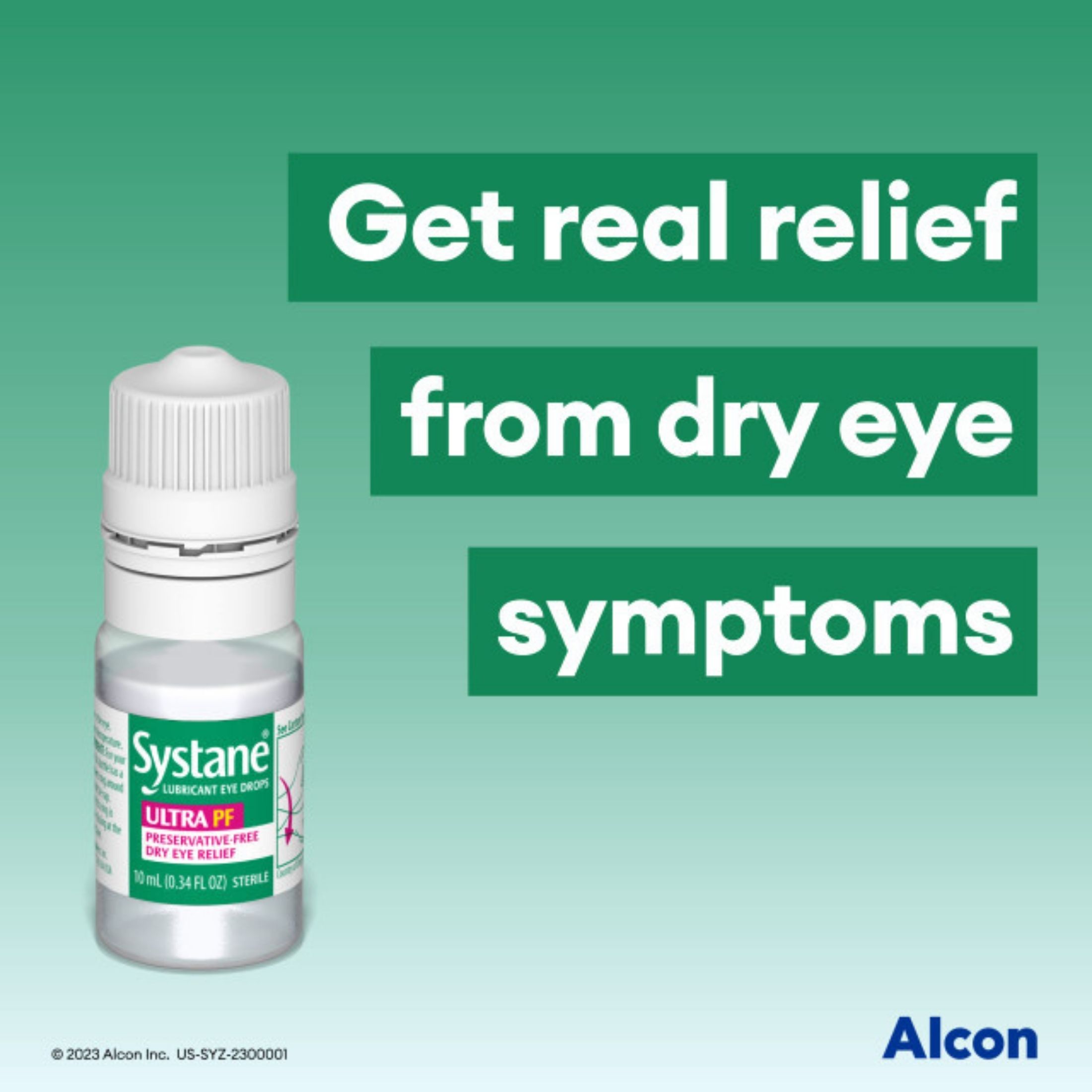 Systane Lubricant Eye Drops, Ultra PF 0.34 Fl Oz