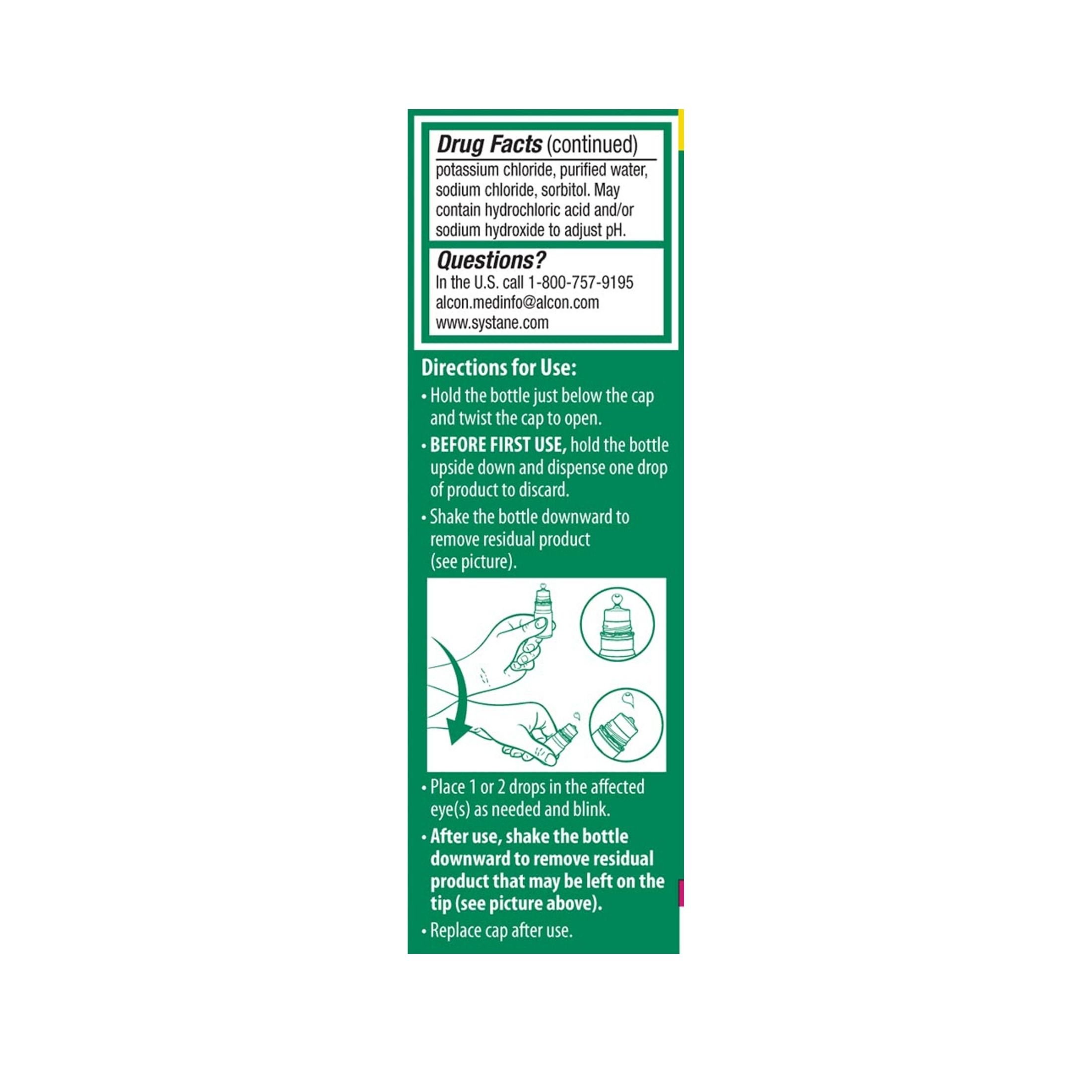 Systane Lubricant Eye Drops, Ultra PF 0.34 Fl Oz