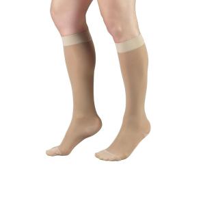 Truform Women’s Stockings, Knee High, Sheer: 15-20 MmHg, L, NUDE (1773ND-L)