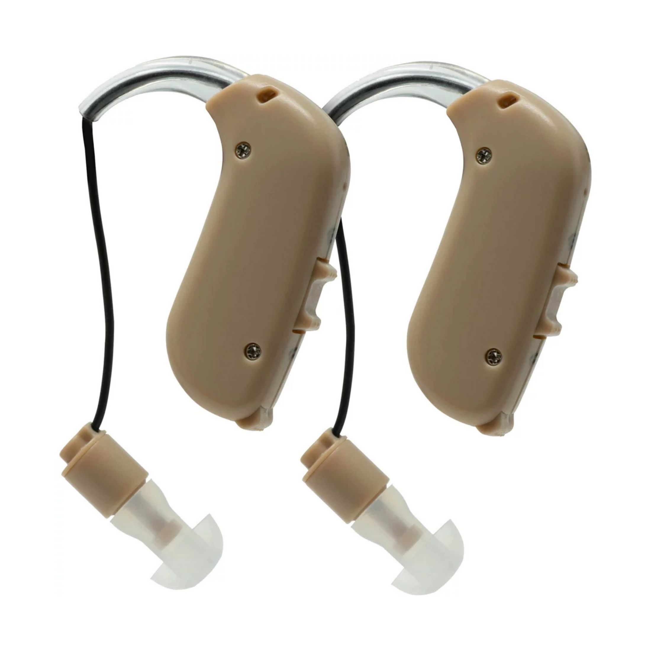 Lucid Hearing HearGear 1 Pair Rechargeable Personal Sound Amplifiers - BEIGE SKU 6483486