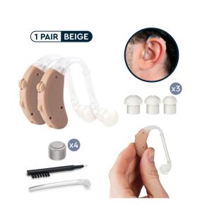Lucid Hearing Enrich OTC Behind The Ear Aid - Beige
