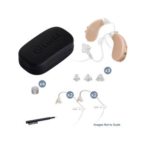 Lucid Hearing OTC Enrich PRO BTE Aids - Beige SKU 6528677