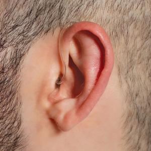 Lucid Hearing OTC Enrich PRO BTE Aids - Beige SKU 6528677