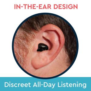 Lucid Hearing Enlite OTC Aids - Black SKU 6483478