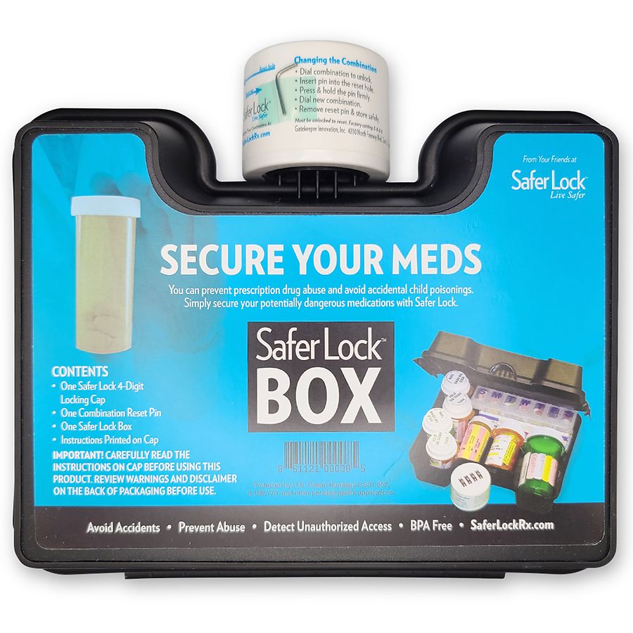 Safer Lock Medication Box