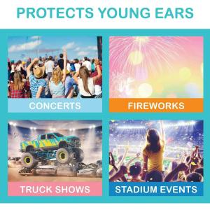 Lucid Audio Hearing - Bluetooth HearMuffs For Infant/Toddler - Hearing Protection For Infant/Toddler 0-4 Years Old - Blue SKU 6485407