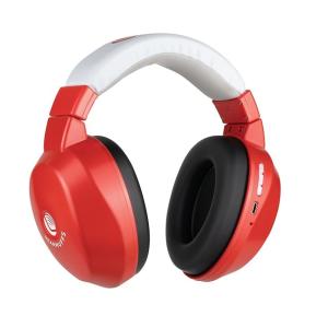 Lucid Audio Hearing - Bluetooth HearMuffs For Children - Hearing Protection Ear Muffs Ideal For Kids 5-10 Years Old - RED SKU 6485406