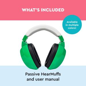 Lucid Audio HearMuff Kids Passive Green