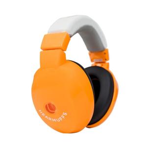 Lucid Audio HearMuffs Kids Hearing Protection Orange/White
