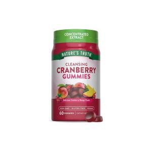 Nature's Truth Cranberry, Cleansing, Gummies, Natural Cranberry Mango Flavor