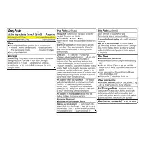 Theraflu Relief, Nighttime, Max Strength, Honey & Elderberry Flavor 8.3 Fl Oz