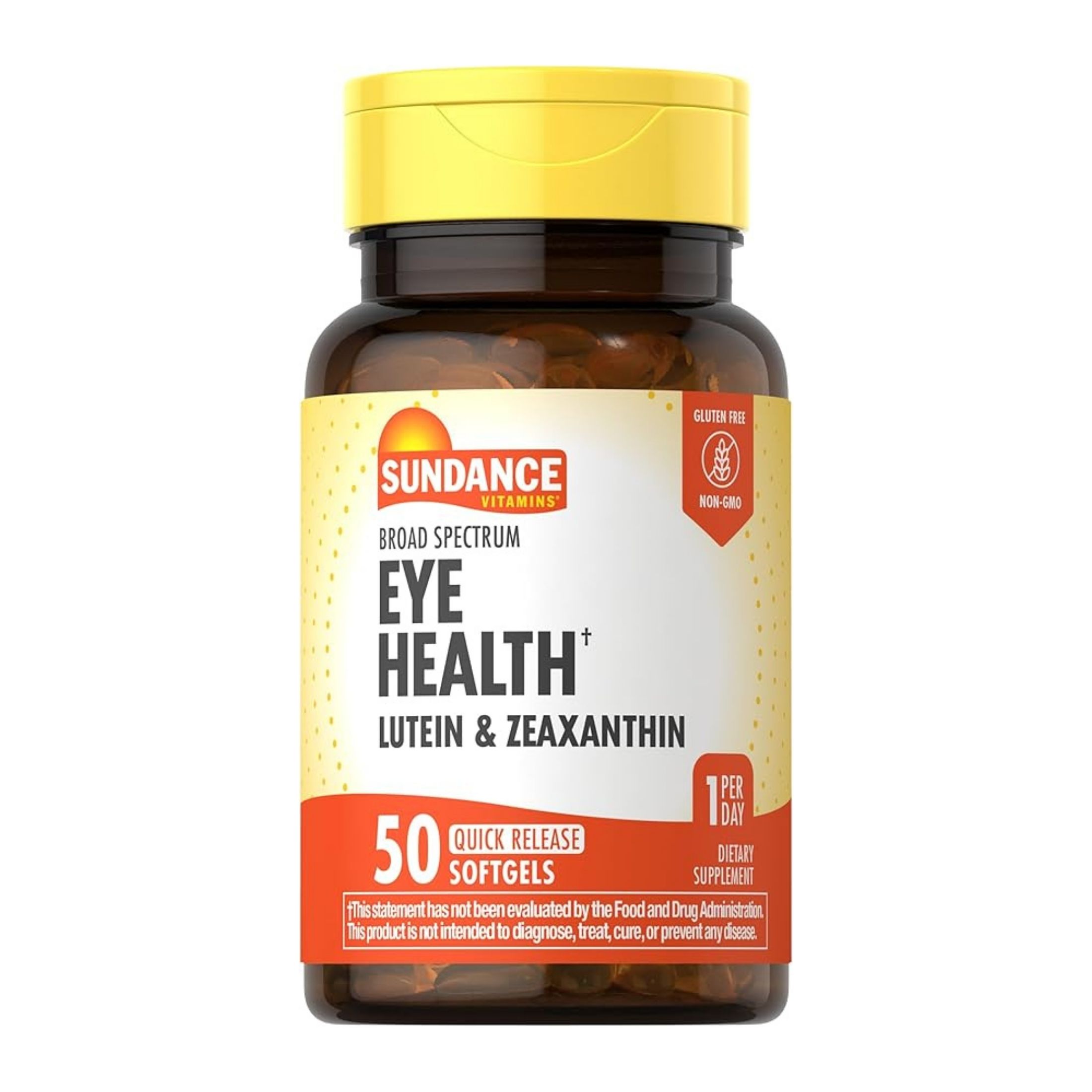 Sundance Vitamins Broad Spectrum Eye Health 50 Quick Release Softgels