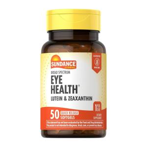 Sundance Vitamins Broad Spectrum Eye Health 50 Quick Release Softgels