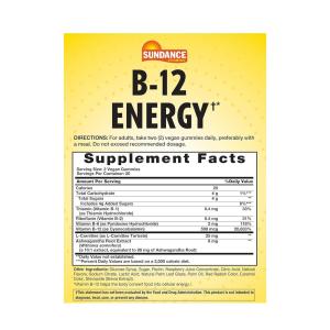 Sundance Vitamins Vitamin B-12 Energy Gummies
