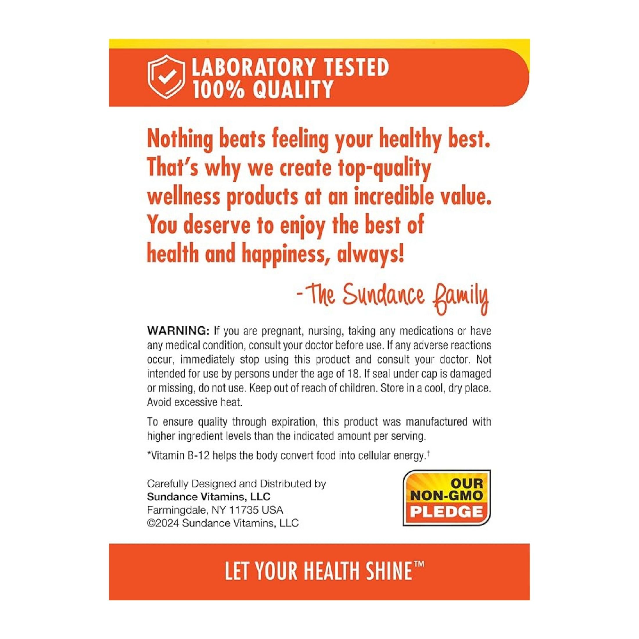 Sundance Vitamins Vitamin B-12 Energy Gummies