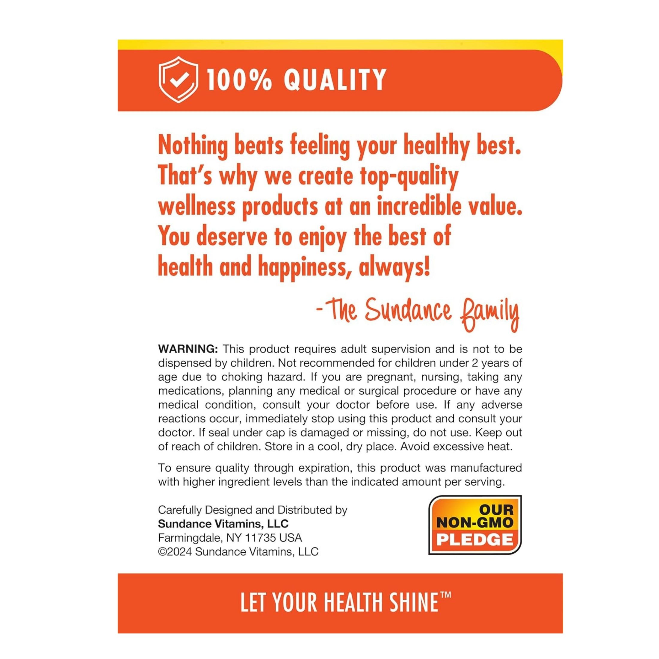 Sundance Vitamins Prenatal Multivitamin With DHA