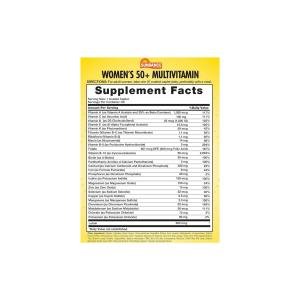 Sundance Vitamins Women's 50+, ABC Complete Multivitamin Multimineral, 60 Coated Caplets