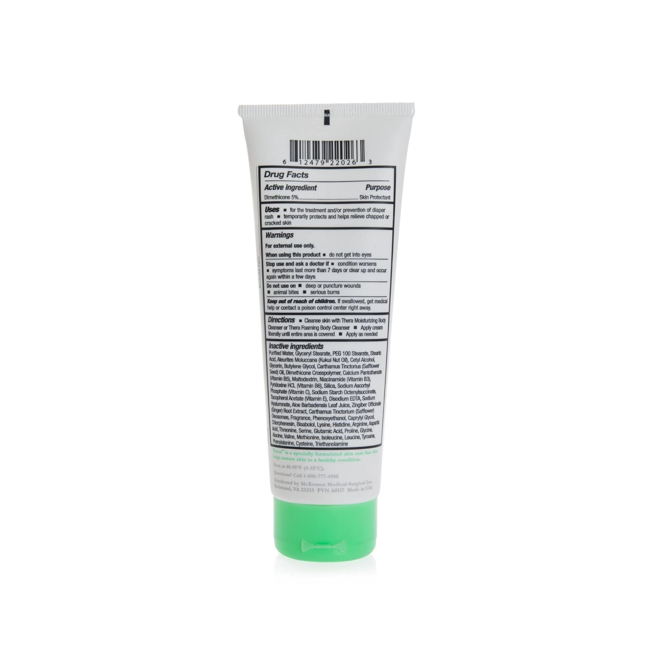 Thera Skin Protectant Dimethicone Body Shield 4 Oz Tube Scented Cream