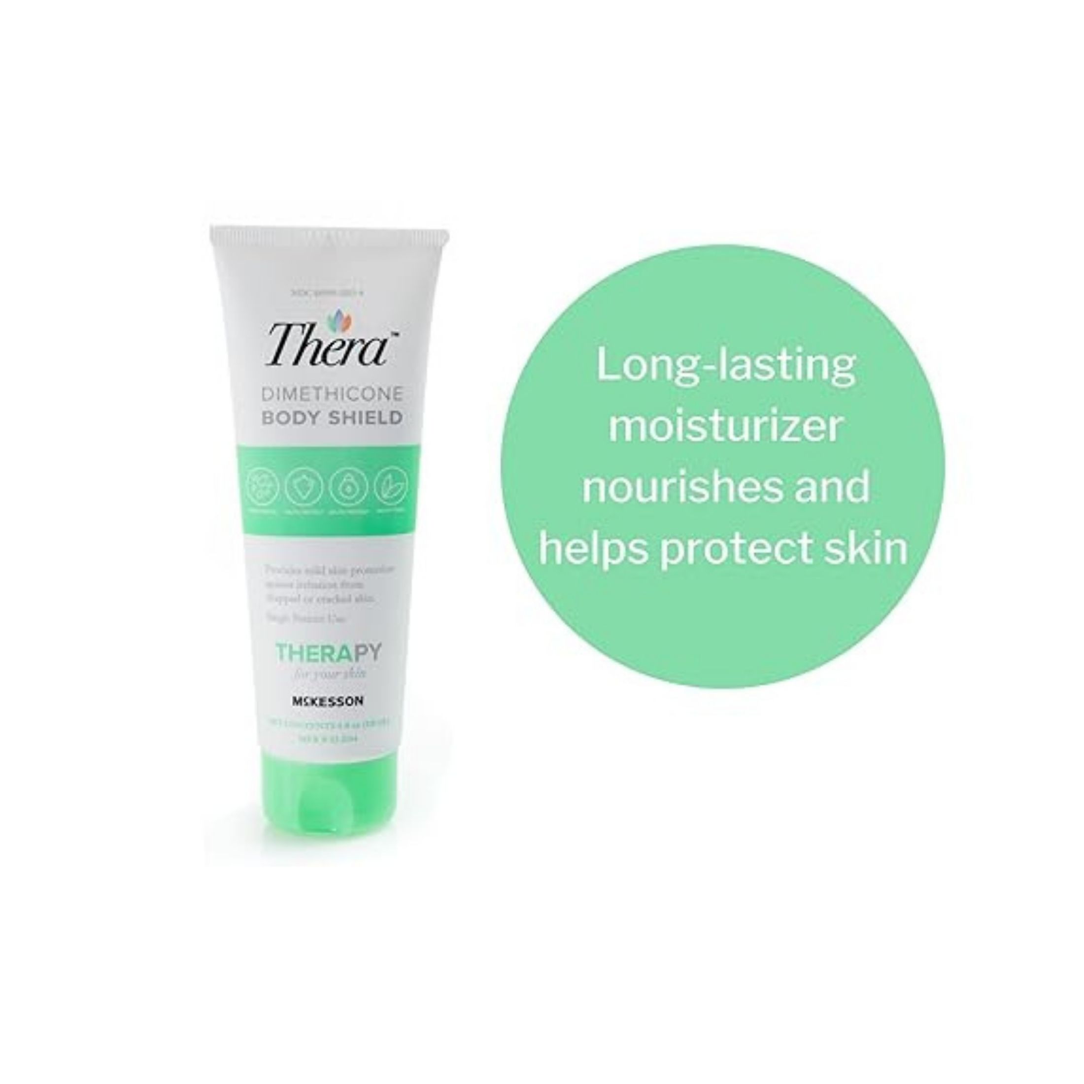 Thera Skin Protectant Dimethicone Body Shield 4 Oz Tube Scented Cream