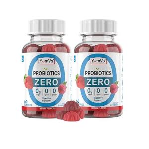 Yum-Vs Vitamins Zero Probiotics -- 60 Gummies
