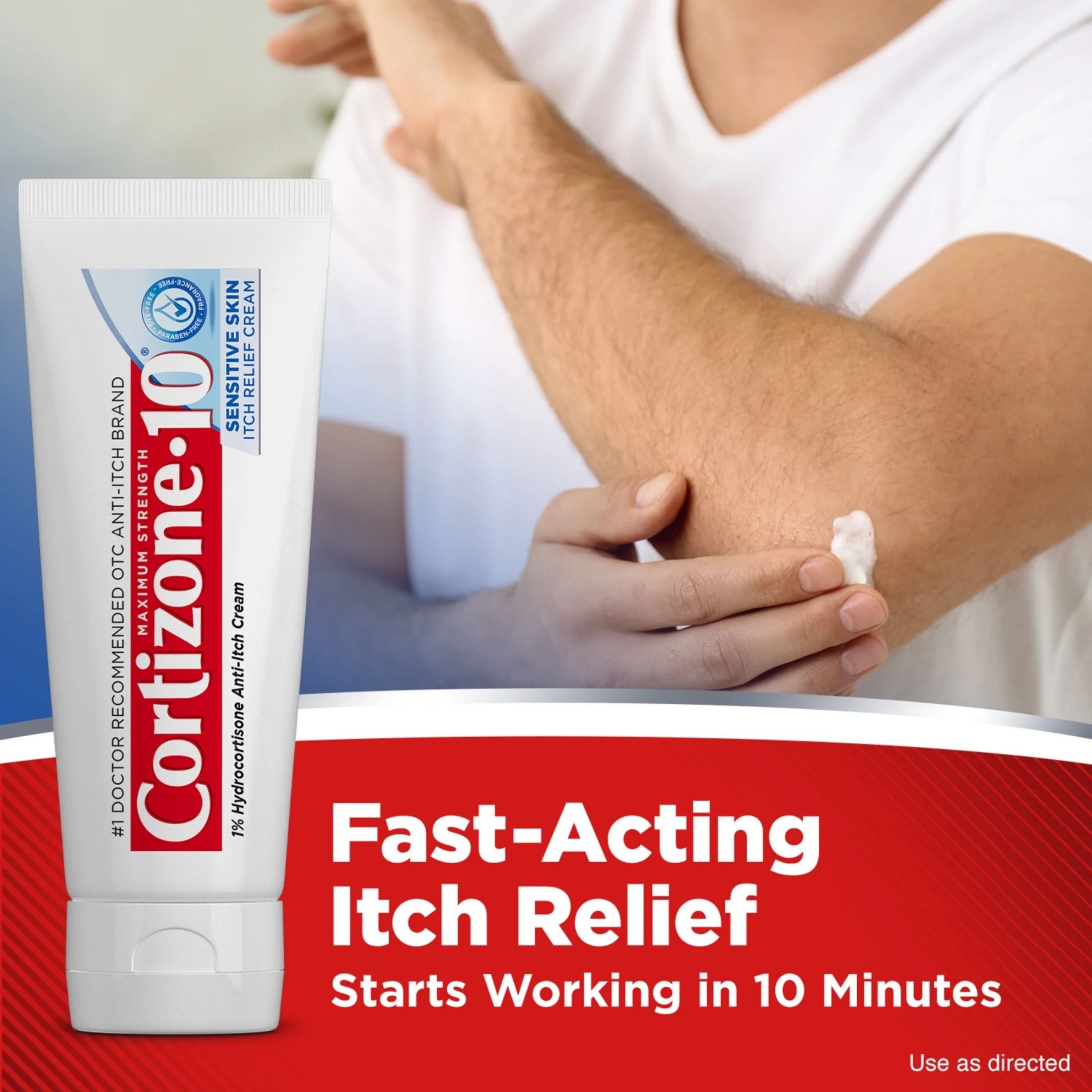 Cortizone 10 Maximum Strength Sensitive Skin Anti-Itch Cream